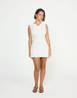 Shoreline Mini Dress (White)*CHARCOAL CLOTHING Best