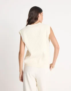 Silvana Vest (Off White)*CHARCOAL CLOTHING Best