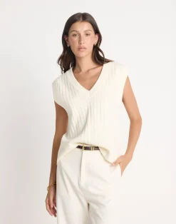 Silvana Vest (Off White)*CHARCOAL CLOTHING Best