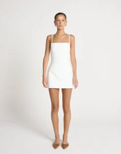 Sinead Mini Dress (Textured White)*CHARCOAL CLOTHING Best
