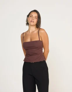 Sirena Top (Cocoa)*CHARCOAL CLOTHING Hot