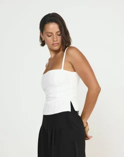 Sirena Top (White)*CHARCOAL CLOTHING Hot