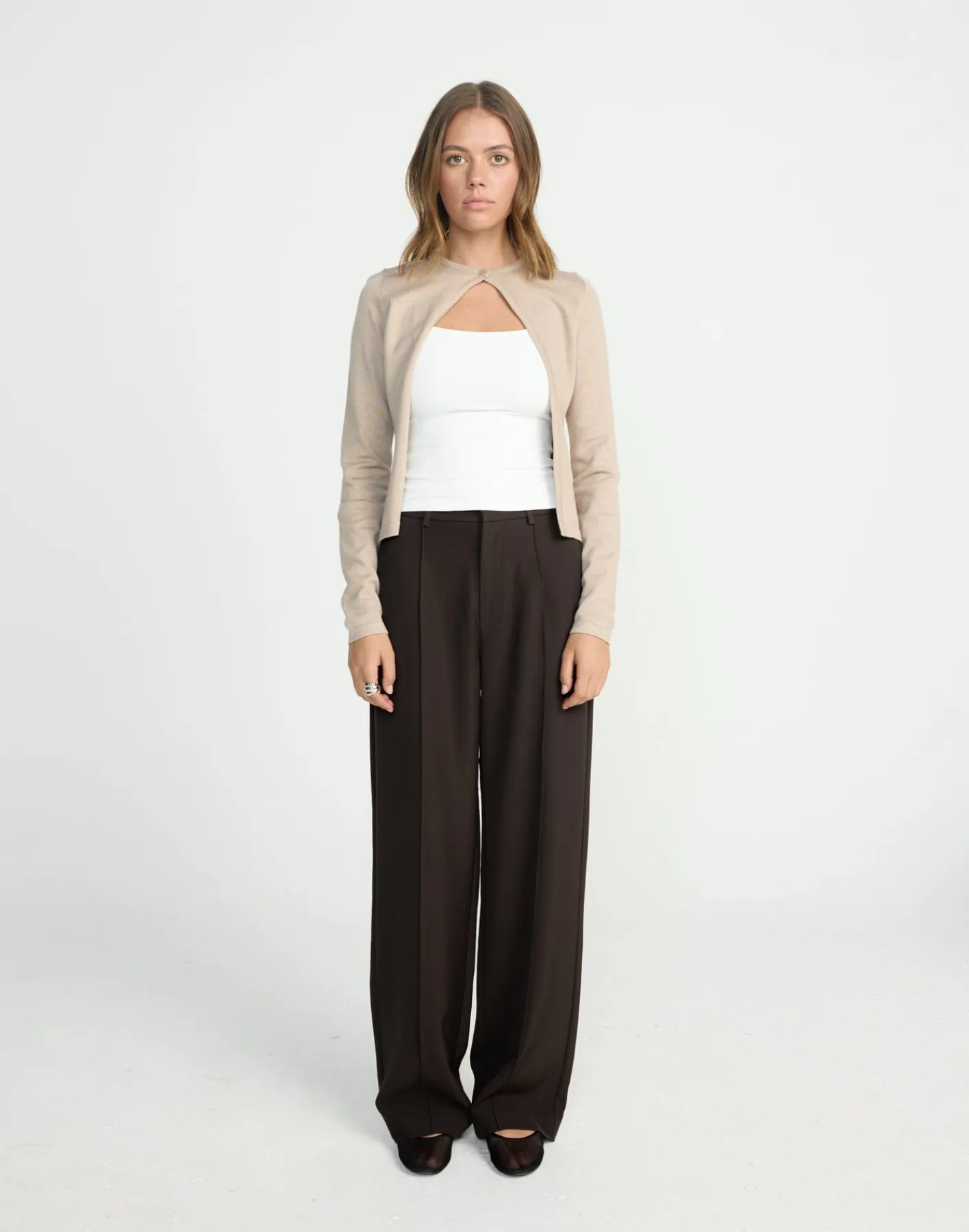 Sonnet Long Sleeve Top (Mocha)*CHARCOAL CLOTHING Best