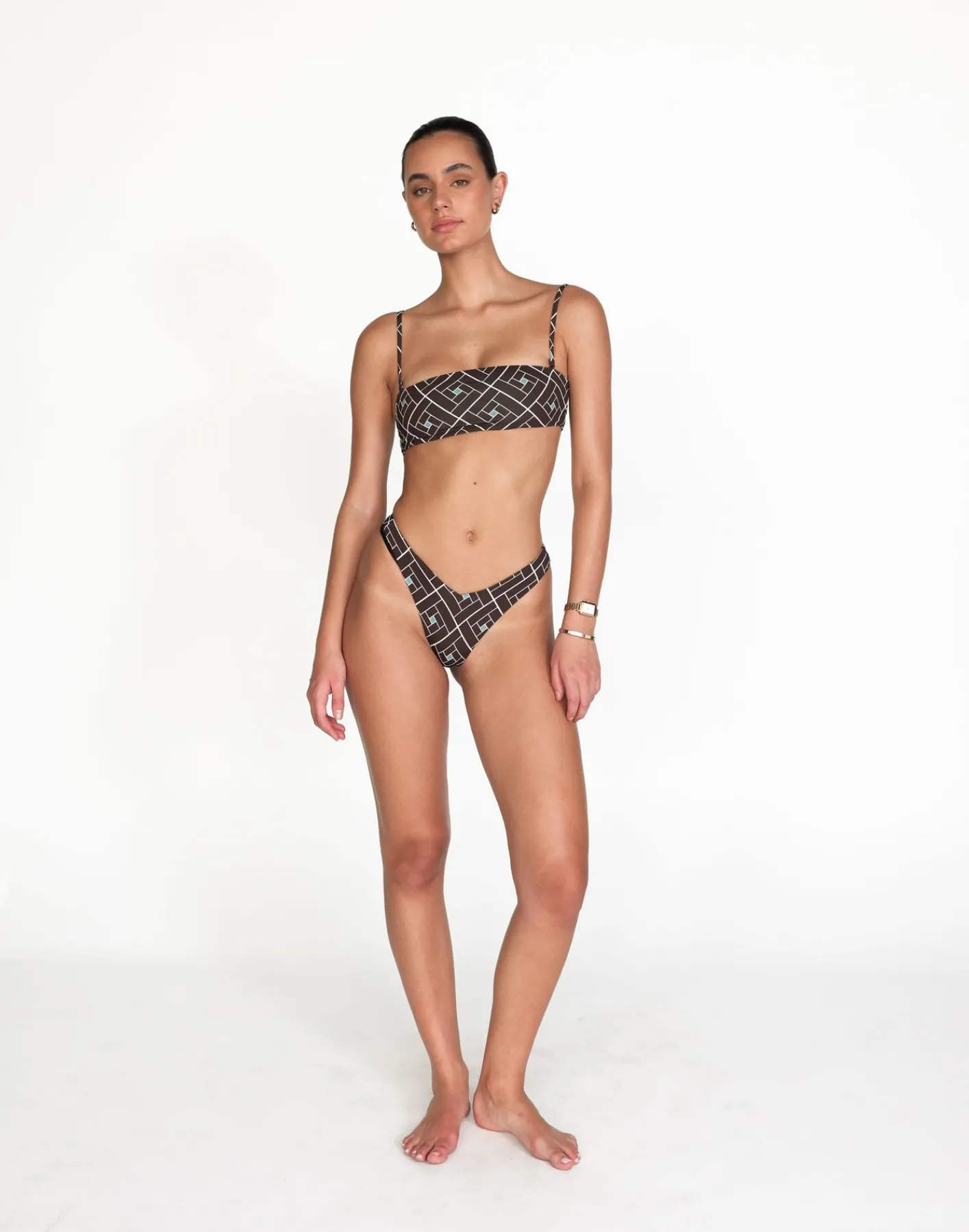 Soraya Bikini Bottoms (Marlow)*CHARCOAL Discount