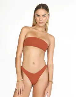 Soraya Bikini Top (Paprika)*CHARCOAL Clearance