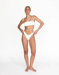 Soraya Bikini Top (Pearl)*CHARCOAL Clearance