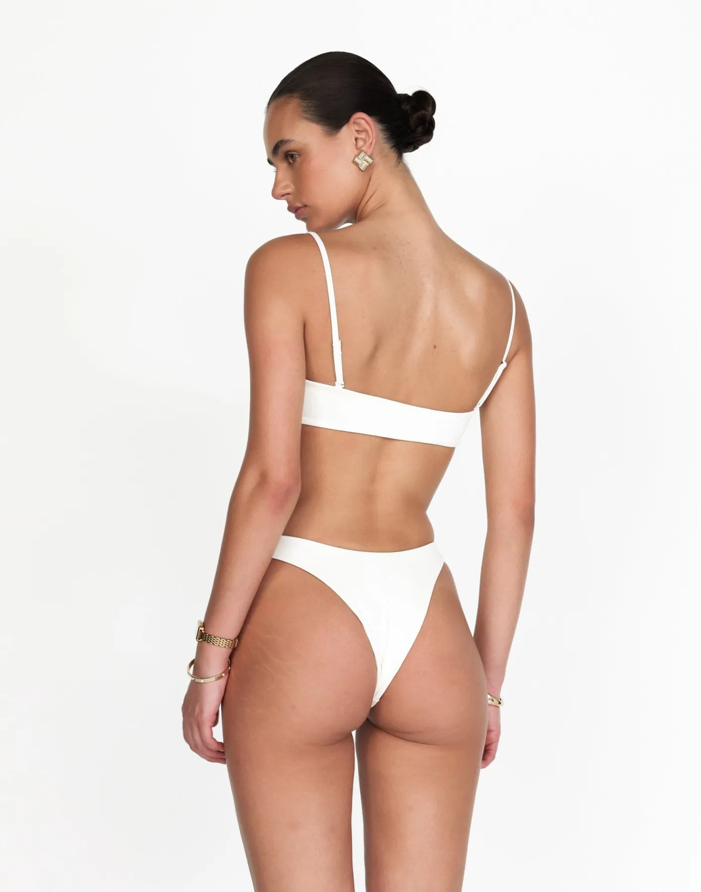Soraya Bikini Top (Pearl)*CHARCOAL Clearance