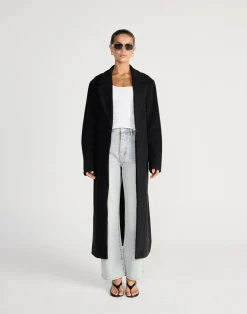 Sorrel Trench Coat (Black)*CHARCOAL CLOTHING Clearance