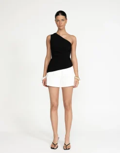 Stephanie Top (Black)*CHARCOAL Hot