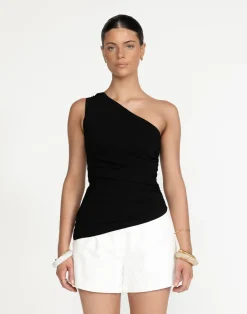 Stephanie Top (Black)*CHARCOAL Hot