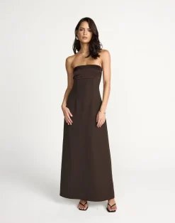 Suki Maxi Dress (Chocolate)*CHARCOAL CLOTHING Hot