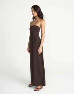 Suki Maxi Dress (Chocolate)*CHARCOAL CLOTHING Hot