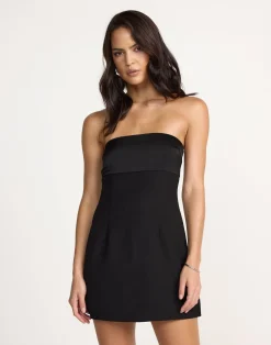 Suki Mini Dress (Black)*CHARCOAL CLOTHING Outlet