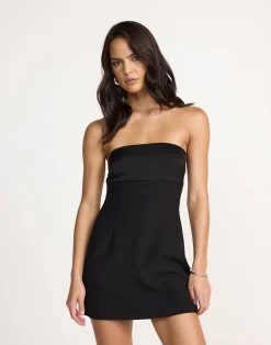 Suki Mini Dress (Black)*CHARCOAL CLOTHING Outlet