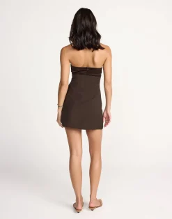 Suki Mini Dress (Chocolate)*CHARCOAL CLOTHING Discount