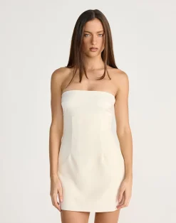 Suki Mini Dress (Cream)*CHARCOAL Hot