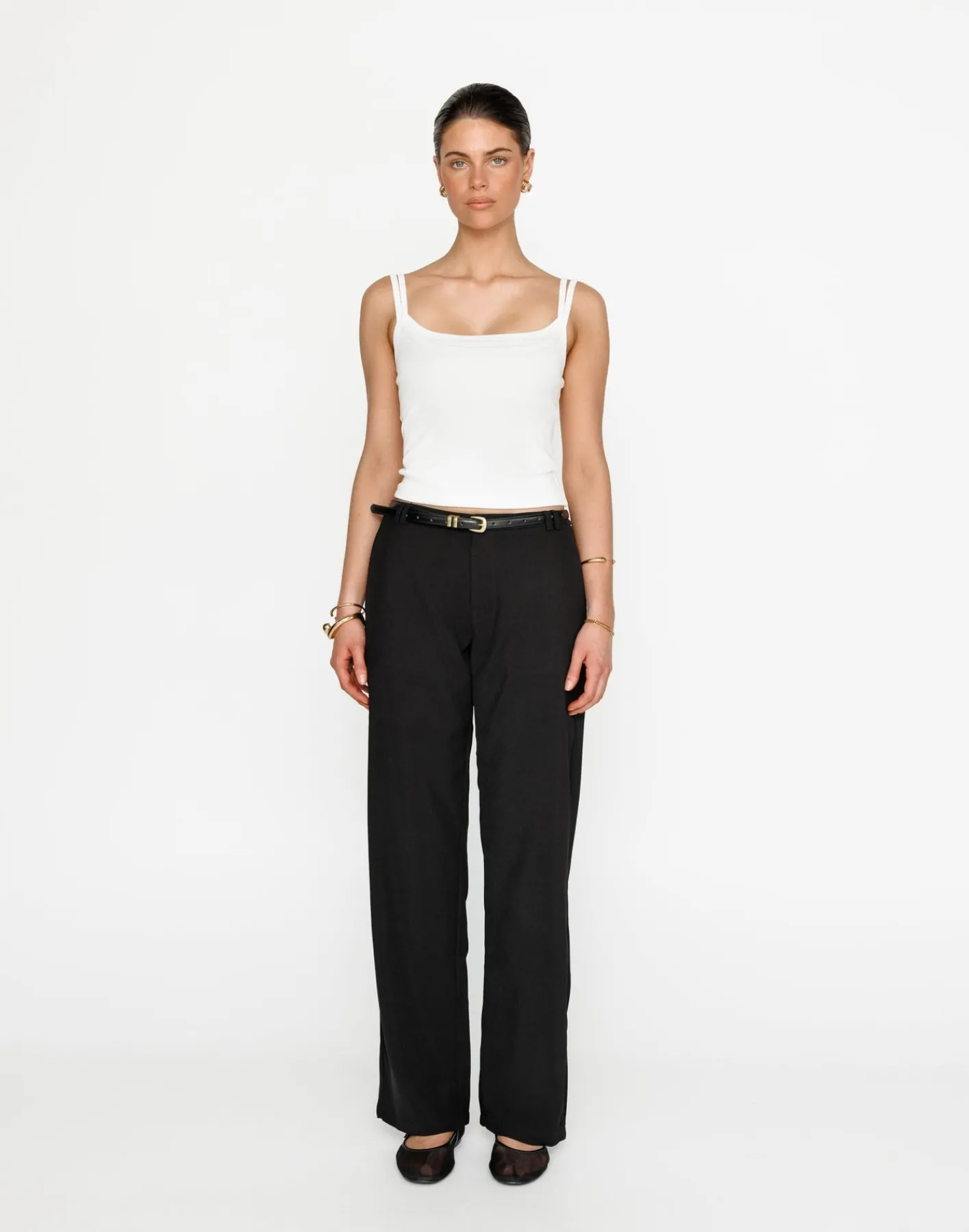 Sun-baked Top (White)*CHARCOAL Hot