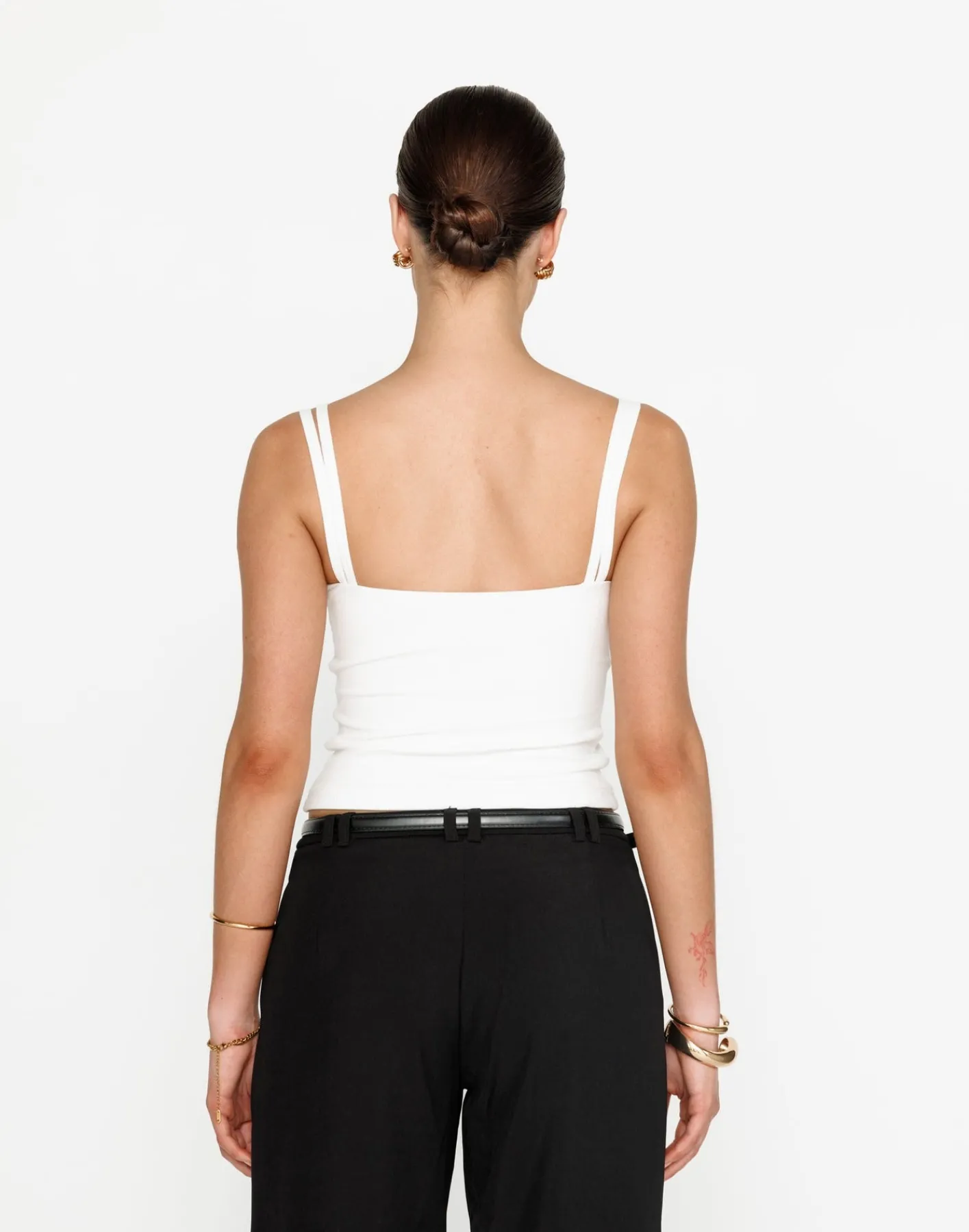 Sun-baked Top (White)*CHARCOAL Hot