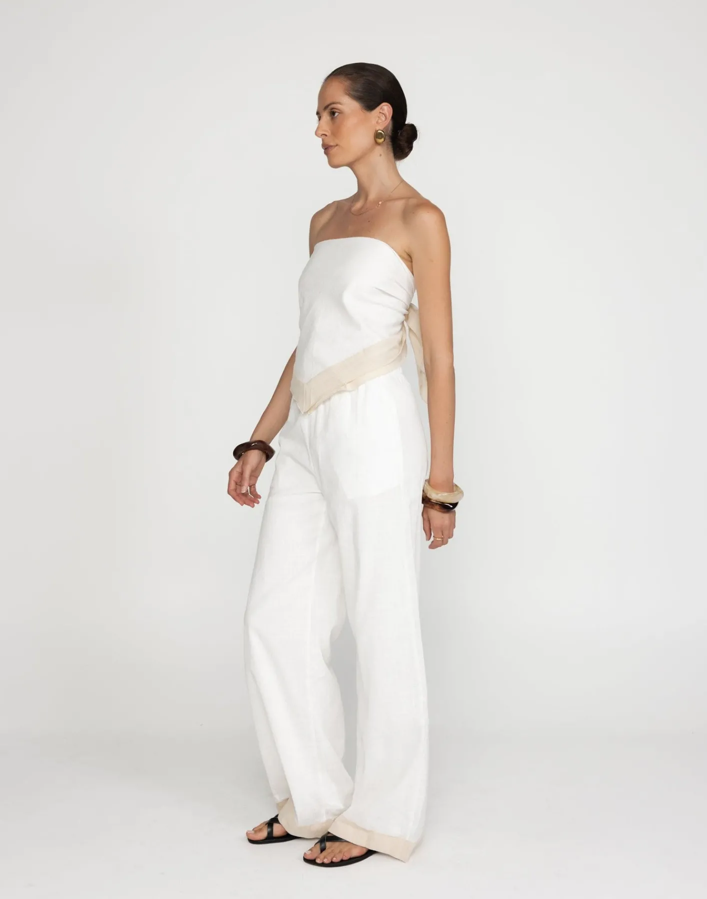 Suzy Pants (White)*CHARCOAL Best