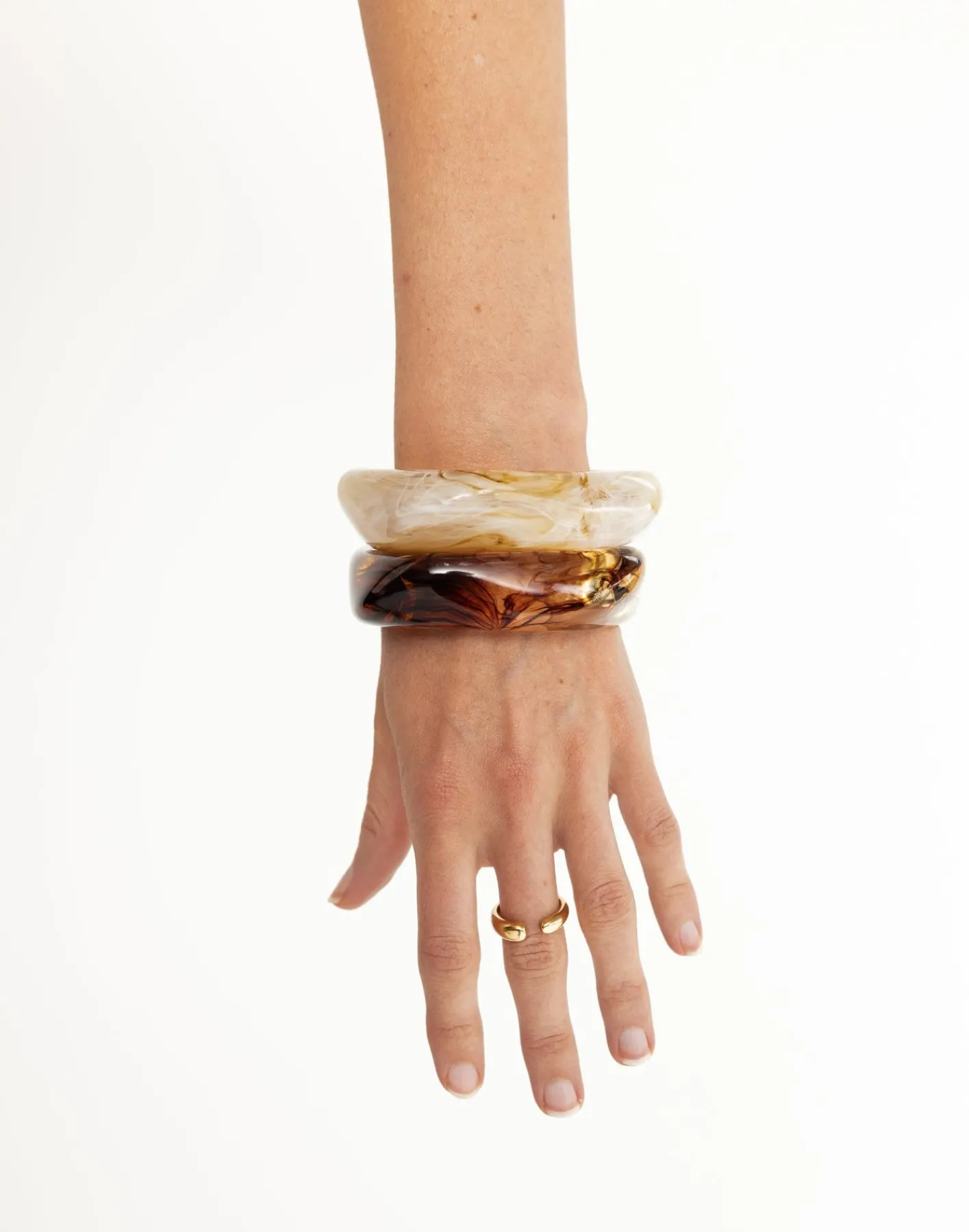 Tamiya Bracelet (Custard Swirl)*CHARCOAL Sale
