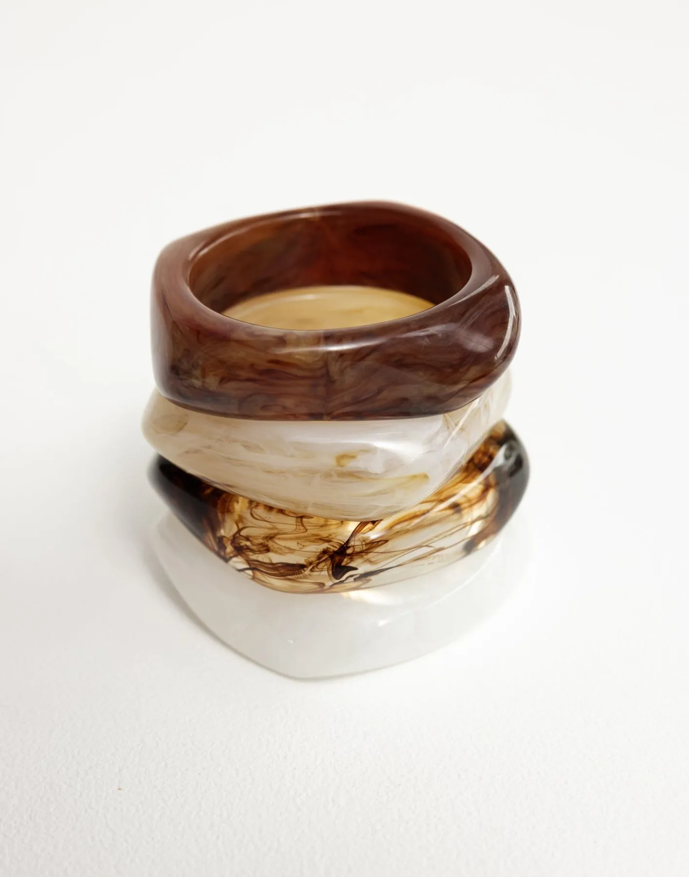 Tamiya Bracelet (Custard Swirl)*CHARCOAL Sale
