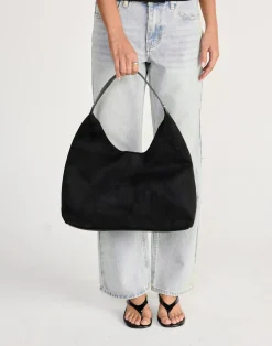 Tammy Shoulder Bag (Black Suede) - By*Billini Fashion