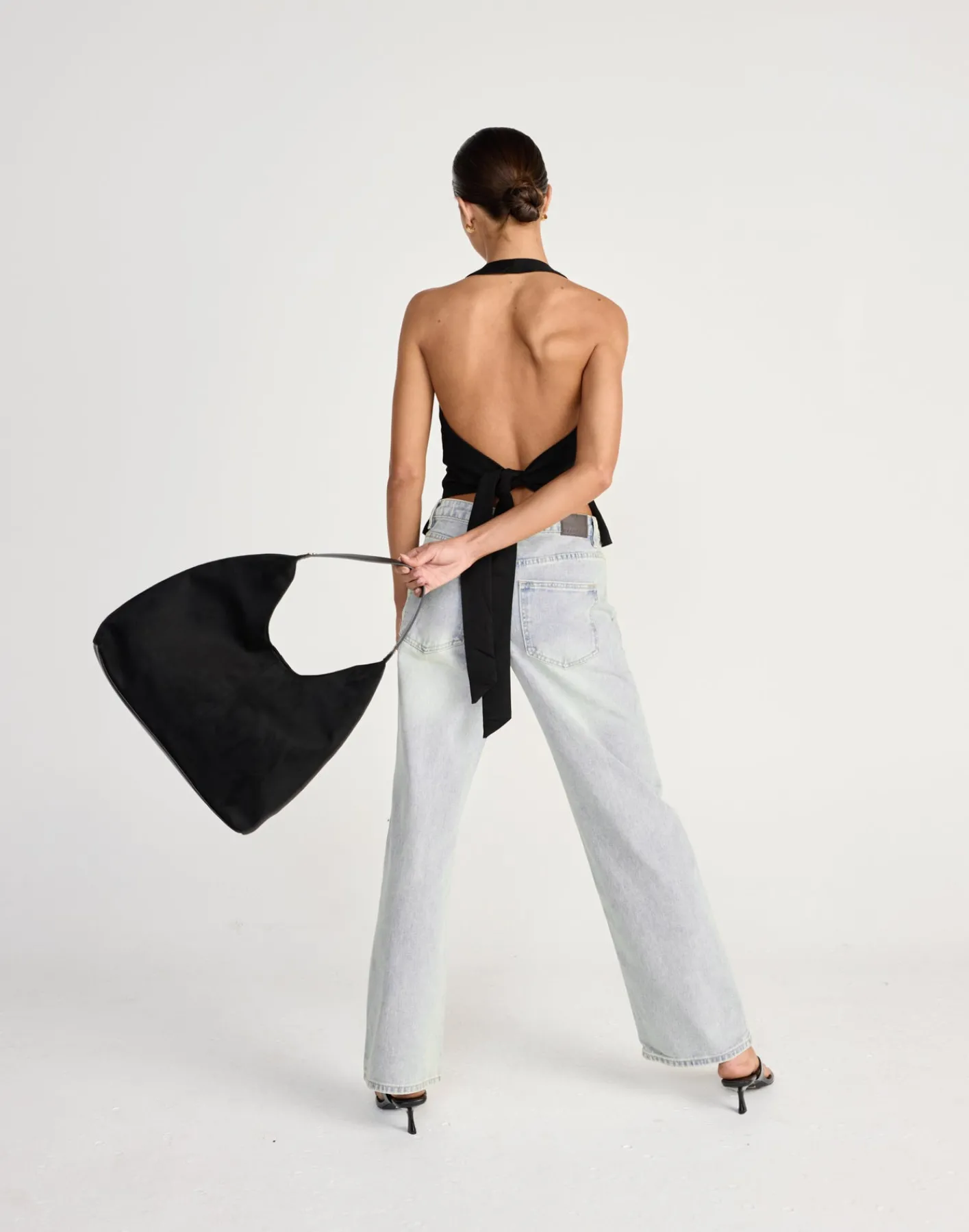 Tammy Shoulder Bag (Black Suede) - By*Billini Fashion