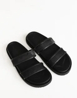 Tamre Slides (Black Mesh) - By*Billini New