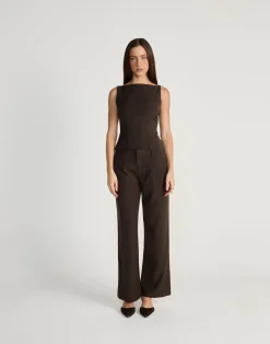 Tanner Pants (Chocolate)*CHARCOAL CLOTHING Sale