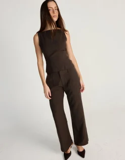 Tanner Pants (Chocolate)*CHARCOAL CLOTHING Sale