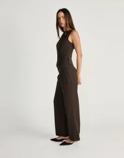 Tanner Pants (Chocolate)*CHARCOAL CLOTHING Sale