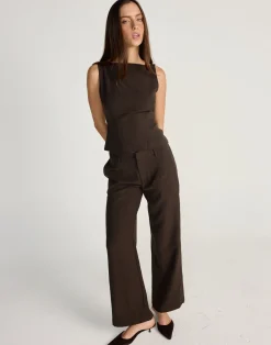 Tanner Pants (Chocolate)*CHARCOAL CLOTHING Sale