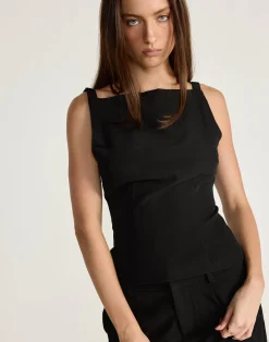 Tanner Top (Black)*CHARCOAL CLOTHING Outlet