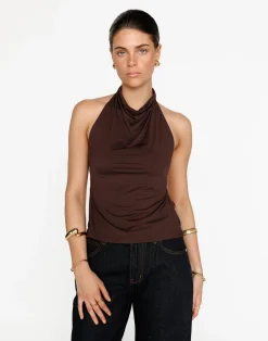 Tansie Top (Cocoa)*CHARCOAL New