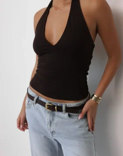 Tara Top (Chocolate)*CHARCOAL Sale