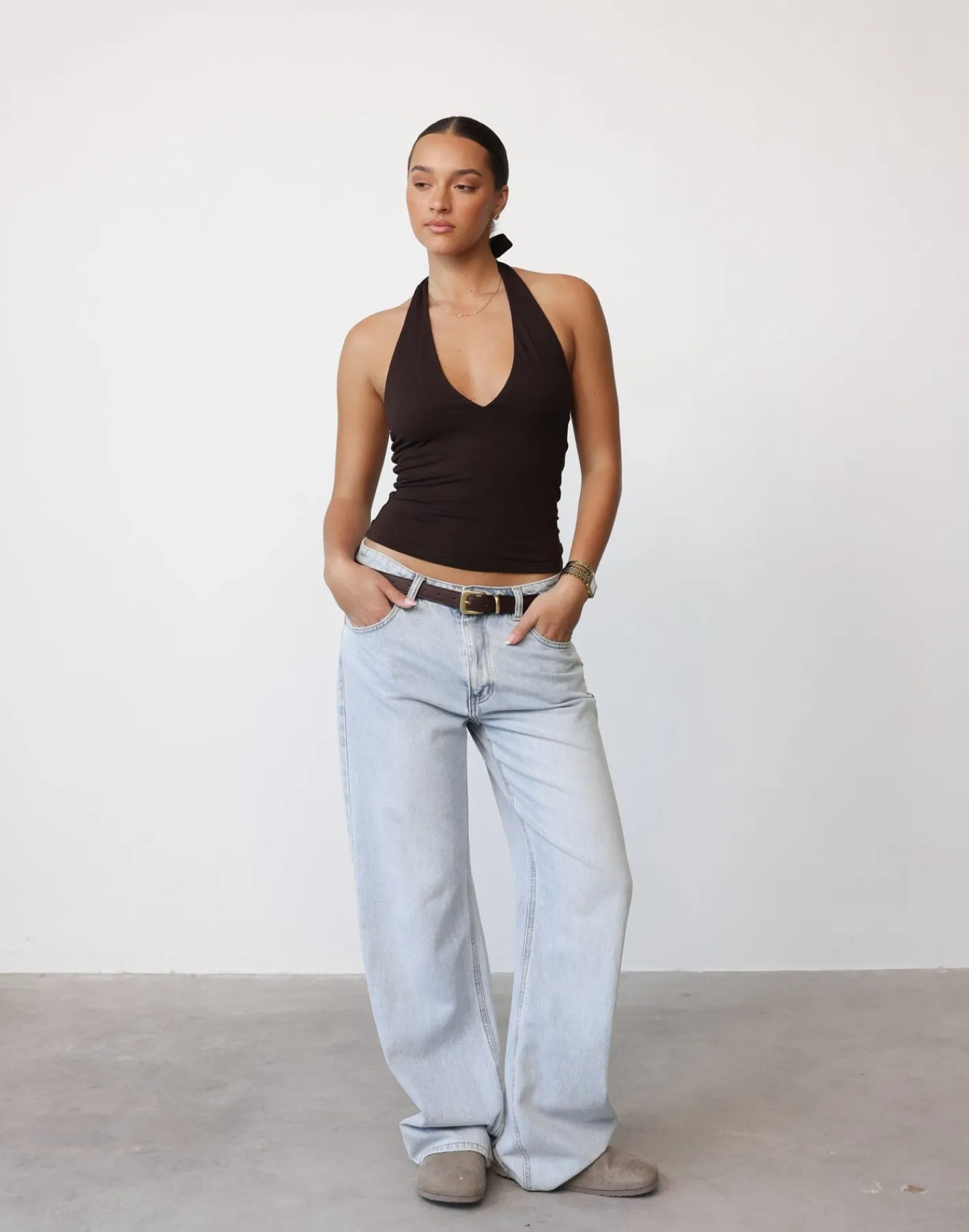 Tara Top (Chocolate)*CHARCOAL Sale