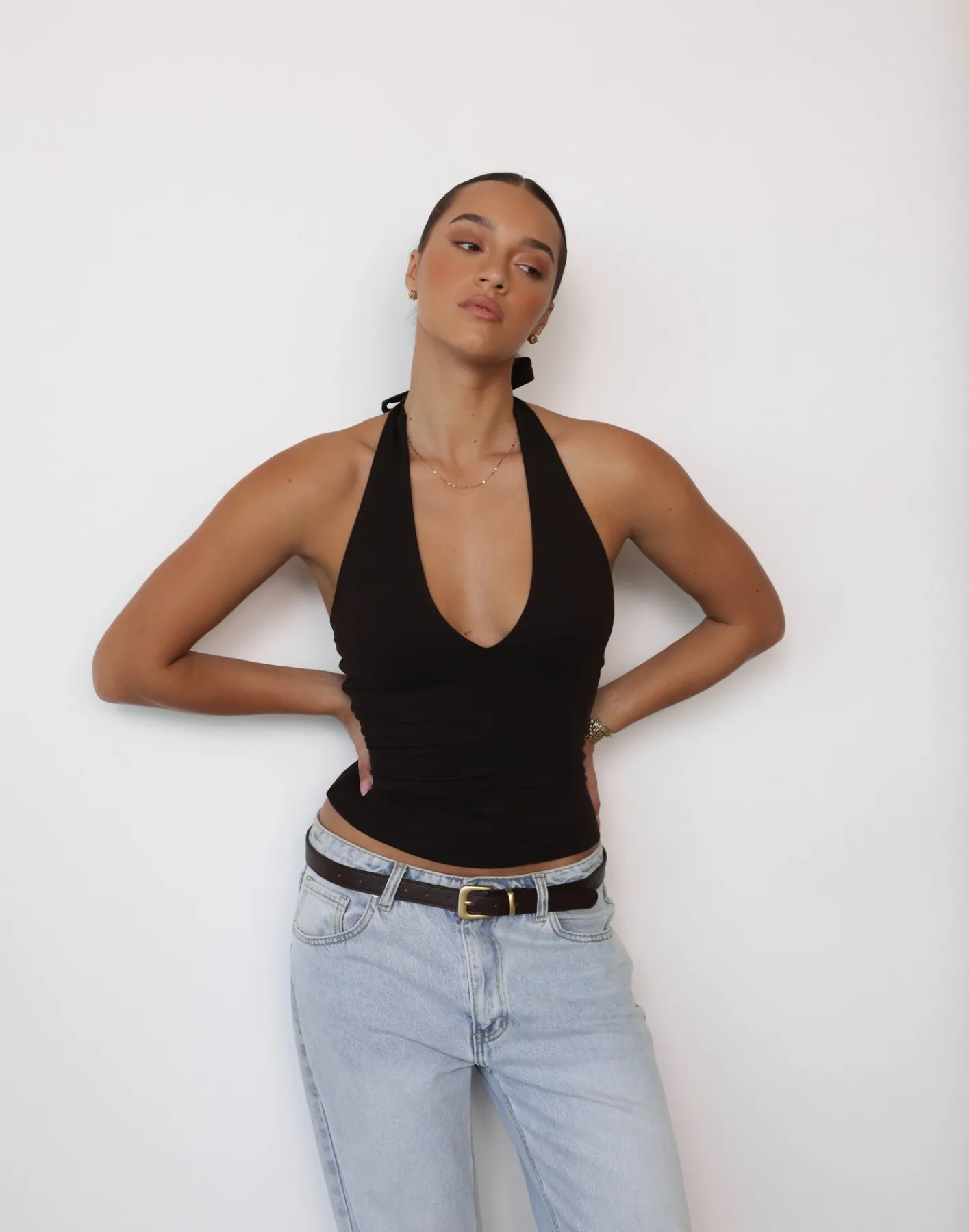 Tara Top (Chocolate)*CHARCOAL Sale