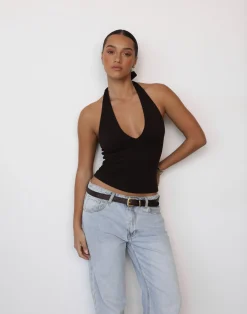 Tara Top (Chocolate)*CHARCOAL Sale