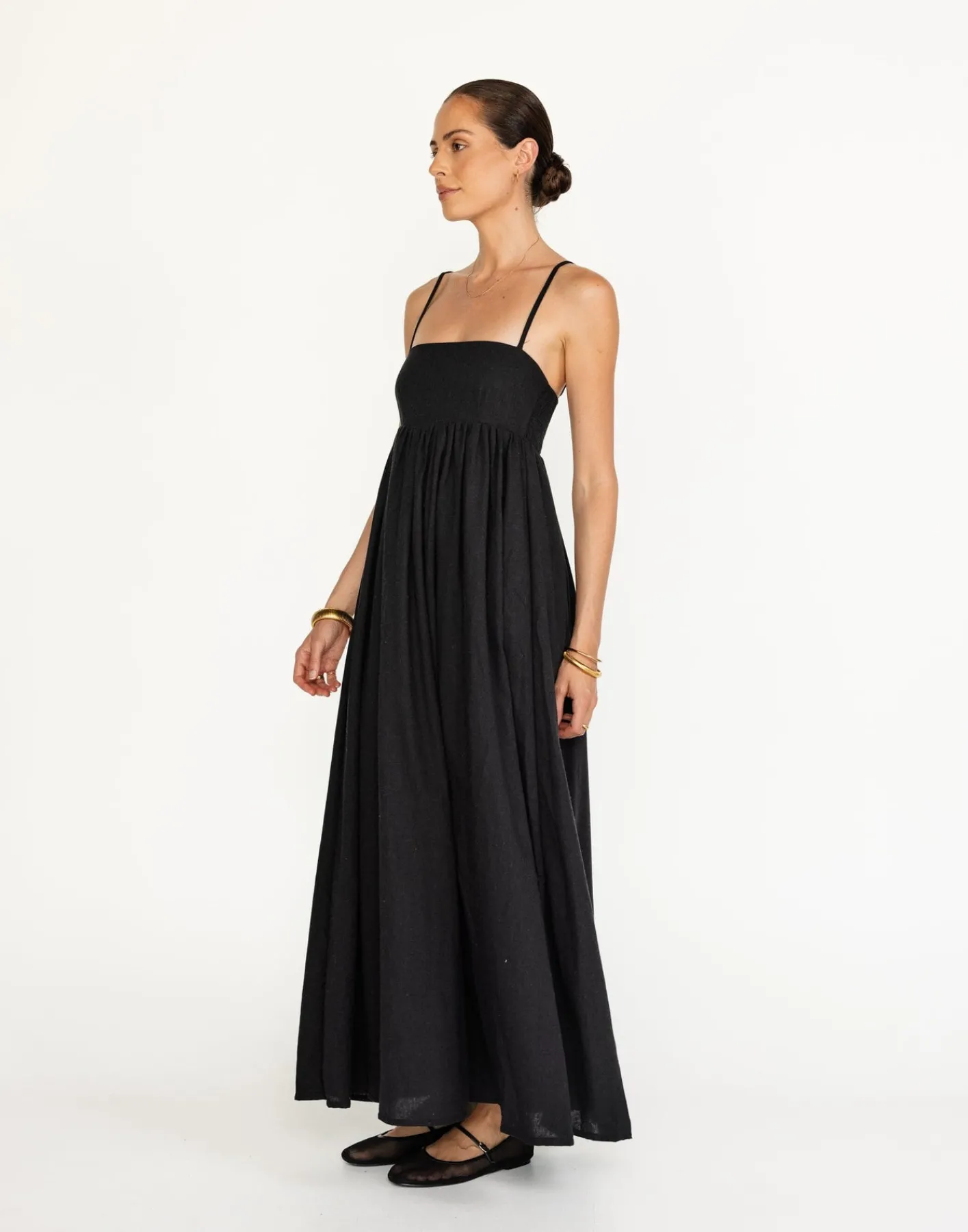 Tarsha Maxi Dress (Black)*CHARCOAL Sale