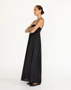 Tarsha Maxi Dress (Black)*CHARCOAL Sale