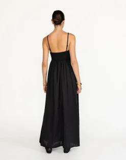 Tarsha Maxi Dress (Black)*CHARCOAL Sale