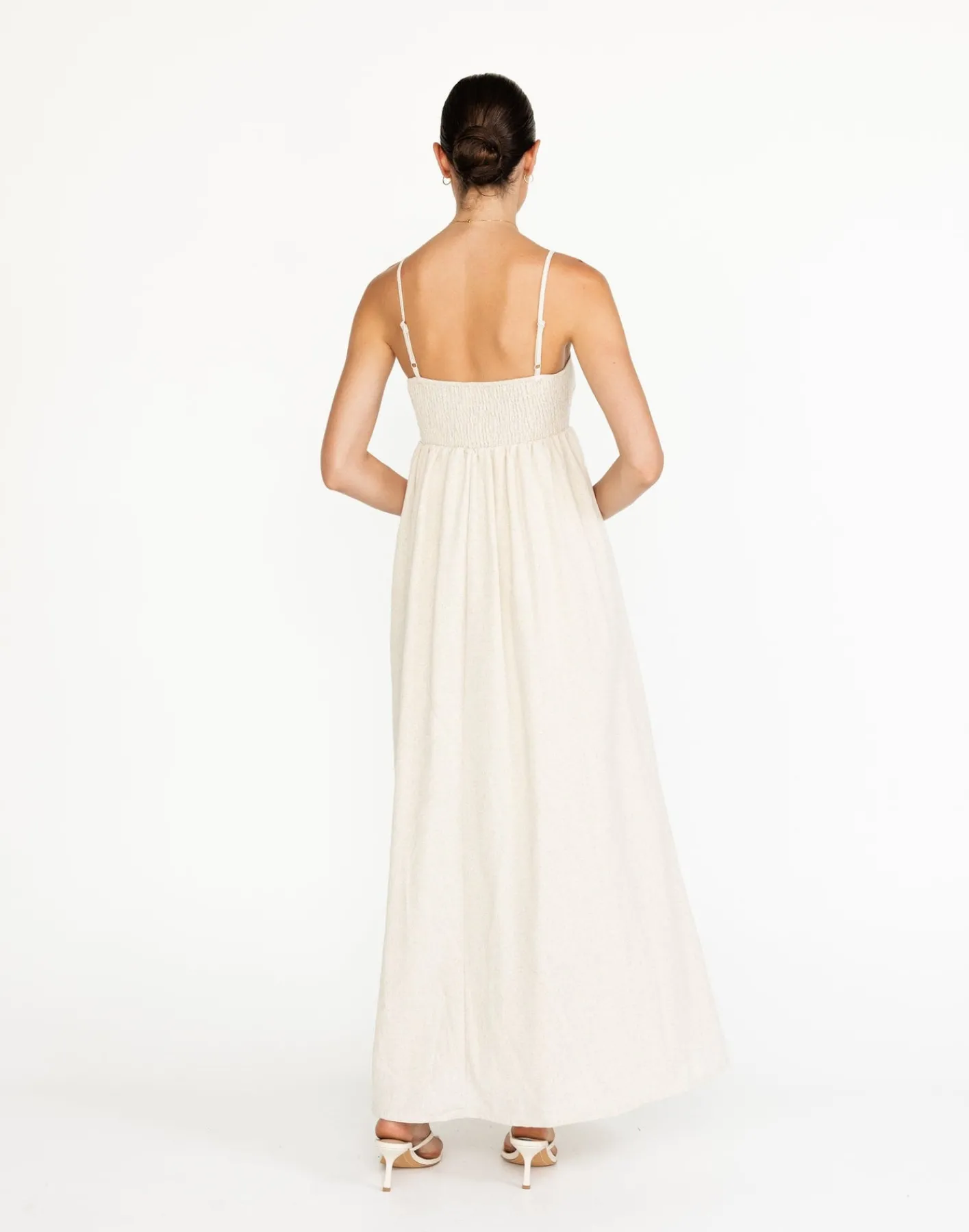 Tarsha Maxi Dress (Oat)*CHARCOAL Clearance