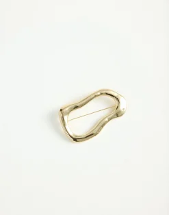 Tayla Brooch (Gold)*CHARCOAL New