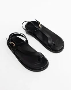 Temperance Sandals (Black) - By*BILLINI New