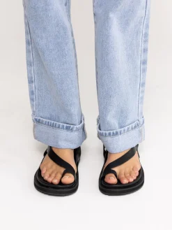Temperance Sandals (Black) - By*BILLINI New