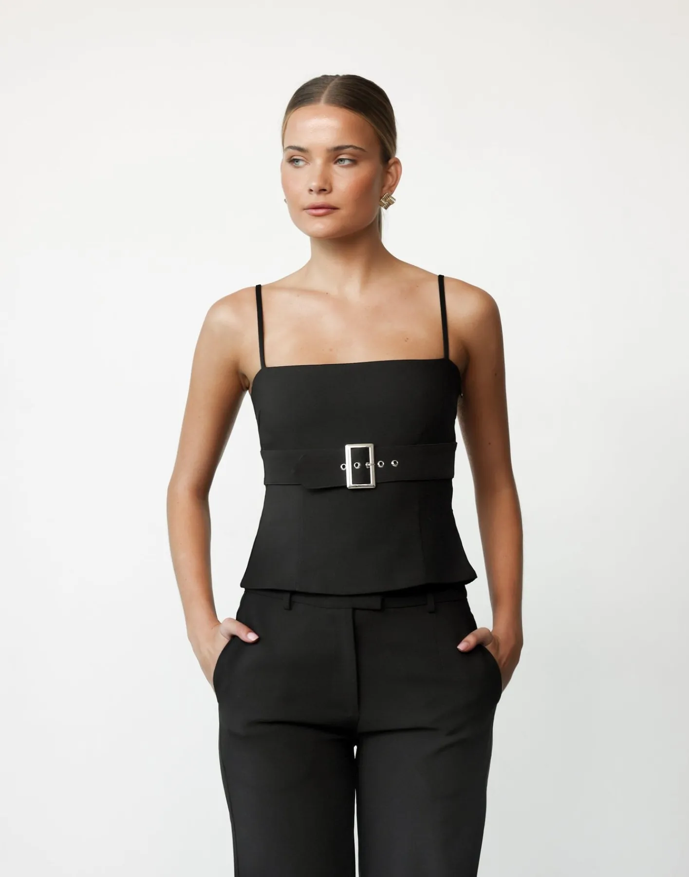 Terese Top (Black)*CHARCOAL Clearance