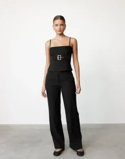 Terese Top (Black)*CHARCOAL Clearance