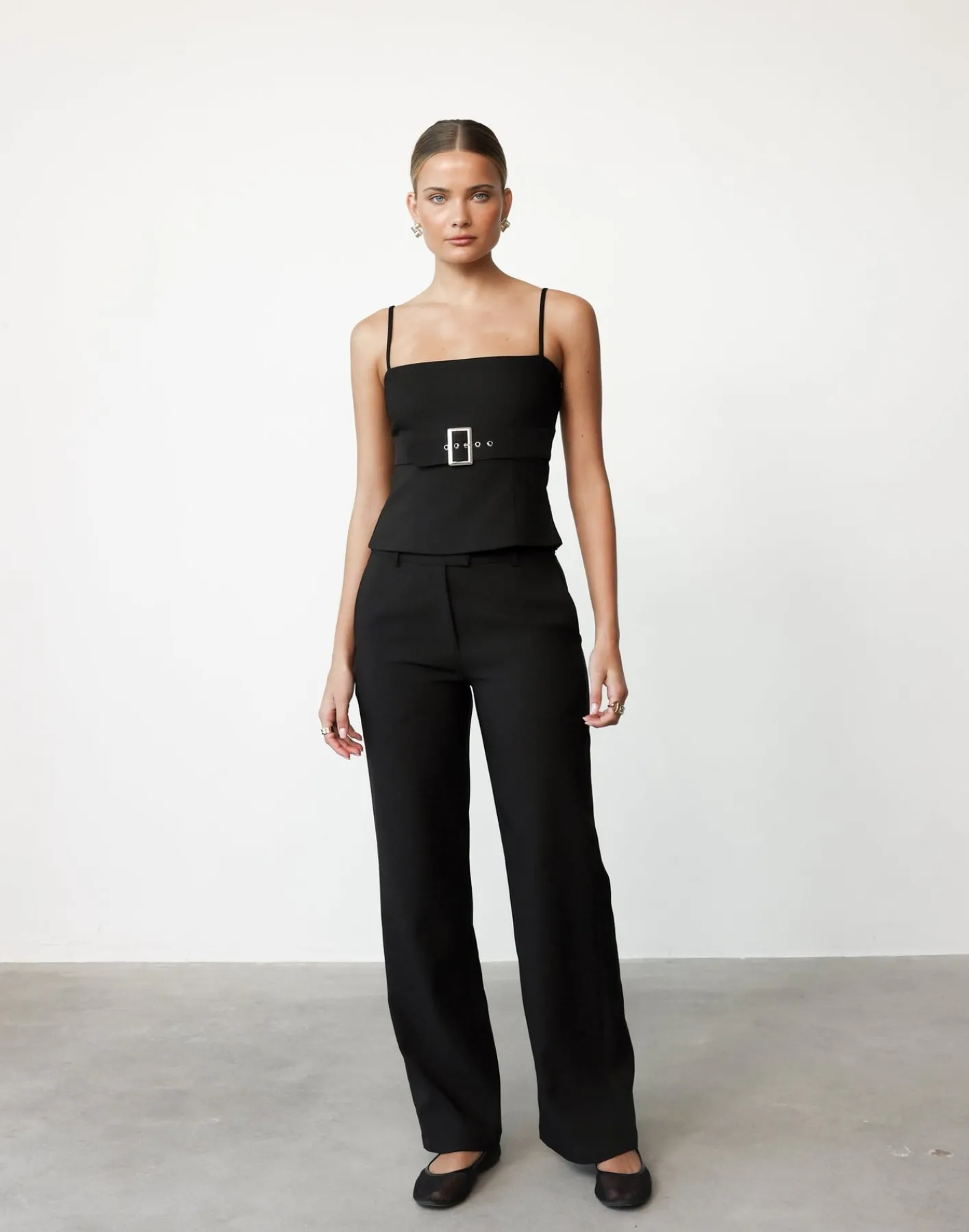 Terese Top (Black)*CHARCOAL Clearance