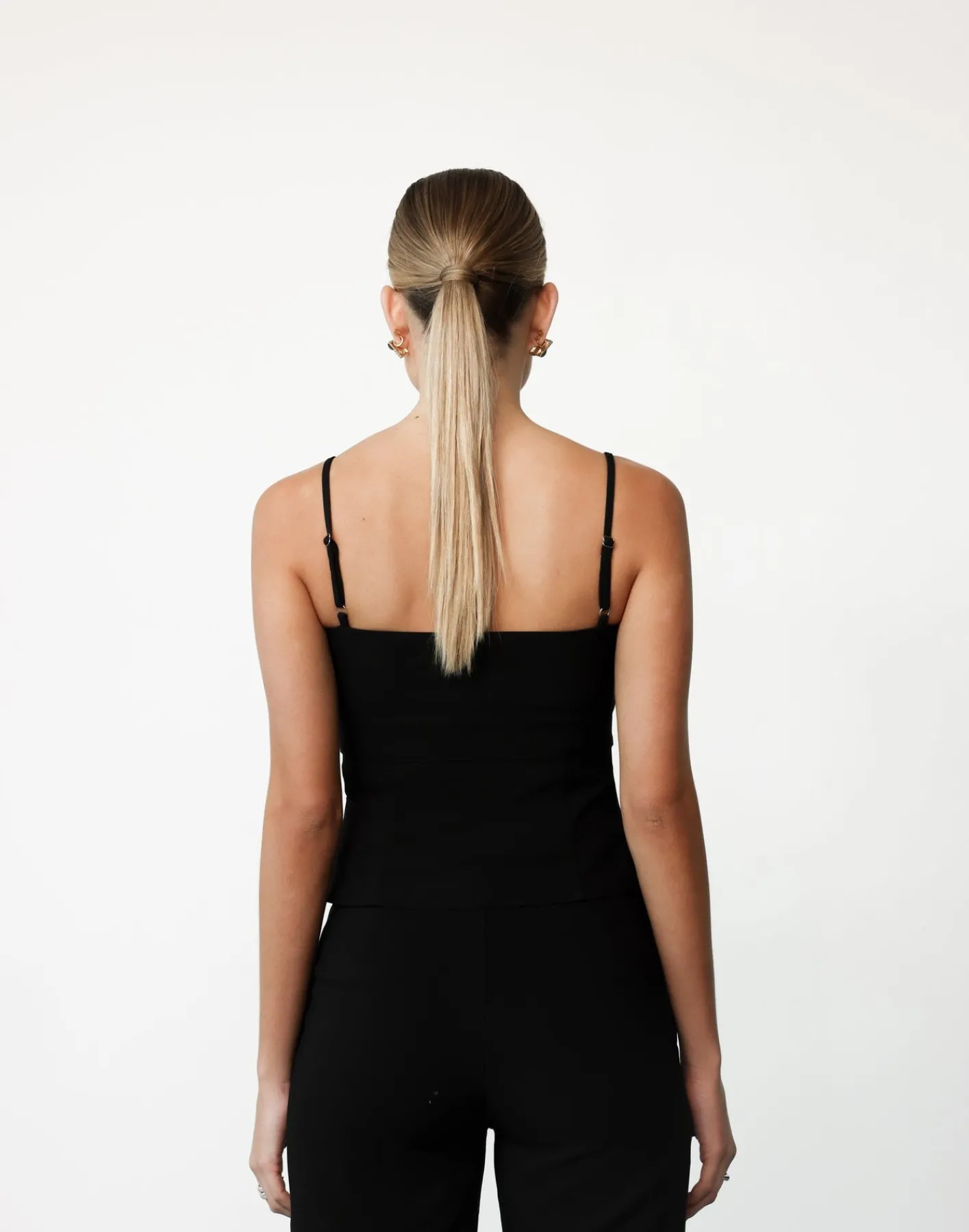 Terese Top (Black)*CHARCOAL Clearance