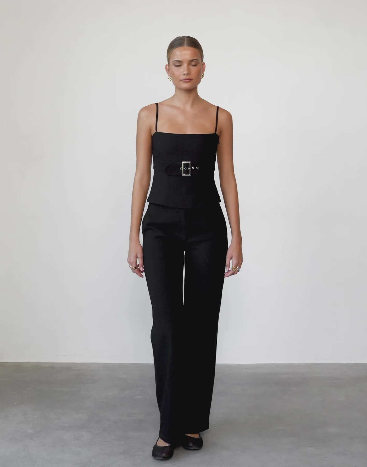 Terese Top (Black)*CHARCOAL Clearance